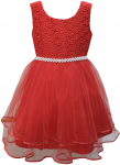 GIRLS CASUAL DRESSES (0232303) RED